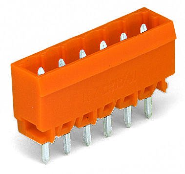 231-372/001-000 Вилка THT; 1.2 x 1.2 mm solder pin; прямые; Шаг контактов 5,08 мм; 12-пол.