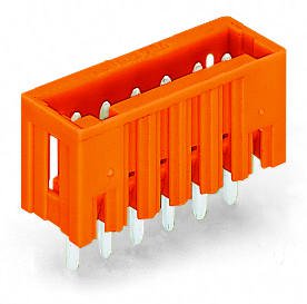 734-236 Вилка THT; 1.0 x 1.0 mm solder pin; прямые; 100% защита от неправильного подсоединения; Шаг контактов 3,81 мм; 6-пол.