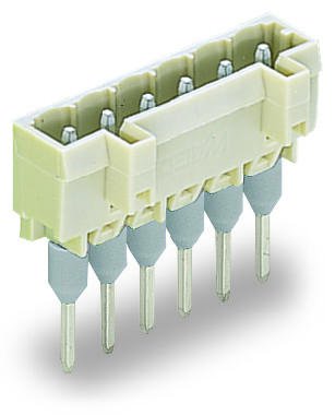 721-171/003-000 Вилка для клемм на рейку; 1.2 x 1.2 mm pins; прямые; 100% защита от неправильного подсоединения; Шаг контактов 5 мм; 11-пол.