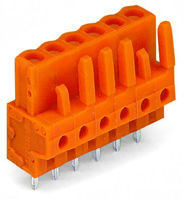232-178 Розетка под пайку THT; 0.6 x 1.0 mm solder pin; прямые; Шаг контактов 5,08 мм; 18-пол.