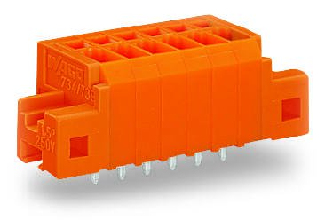 739-339/001-000 Клемма на печатную плату; 1,5; Шаг контактов 3,81 мм; 9-пол.; CAGE CLAMP; зажимное кольцо