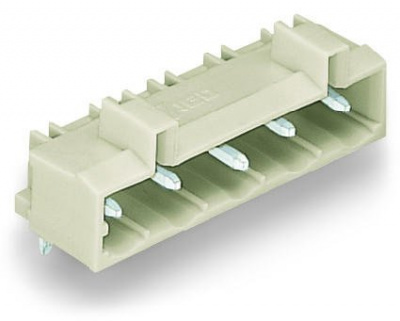 721-865/001-000 Вилка THT; 1.2 x 1.2 mm solder pin; угловые; 100% защита от неправильного подсоединения; Шаг контактов 7,5 мм; 5-пол.