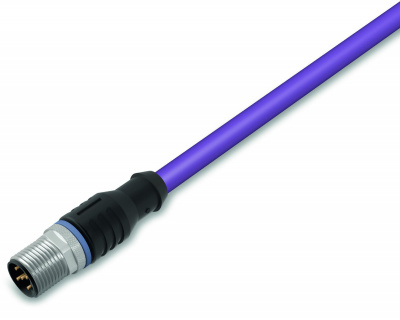 756-1103/060-100 Кабель PROFIBUS, прямой; 10 м; устанавливаются на один конец; В-кодирование; Штекер М12, прямой; один свободный конец кабеля
