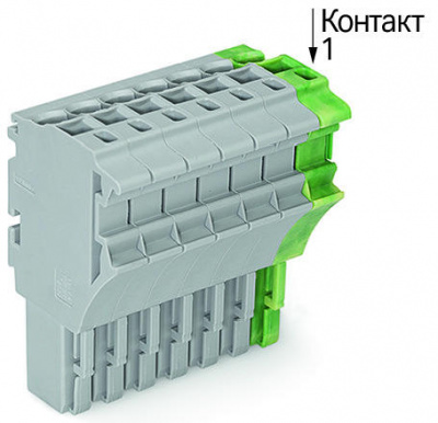 2022-108/000-036 1-проводниковая розетка; 2,5 мм2; 8-пол.