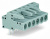 232-233 Розетка под пайку THT; 0.6 x 1.0 mm solder pin; угловые; Шаг контактов 5 мм; 3-пол.