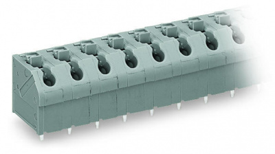250-610 PCP KL-LEISTE RASTER 7,5MM 10-P-GRAU