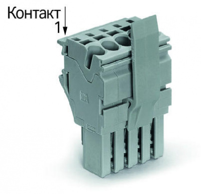 2022-101/122-006 1-проводниковая розетка; 1-пол.