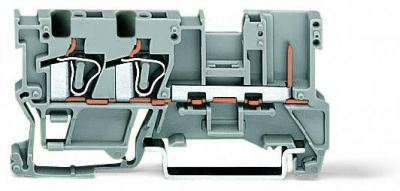 769-251 2-проводные / 1-контактные базовые клеммы; для DIN-рейки 35 x 15 и 35 x 7,5; 4 mm2; CAGE CLAMP