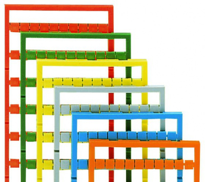 248-501/000-006 Маркировочная карта Mini-WSB; в картах; not stretchable; без печати; с креплением на защелке