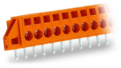 231-637/023-000 Клемма на печатную плату; 2,5 мм2; Шаг контактов 5,08 мм; 7-пол.; CAGE CLAMP; зажимное кольцо