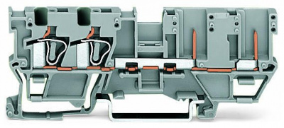769-171 2-проводные / 2-контактные базовые клеммы; для DIN-рейки 35 x 15 и 35 x 7,5; 4 mm2; CAGE CLAMP