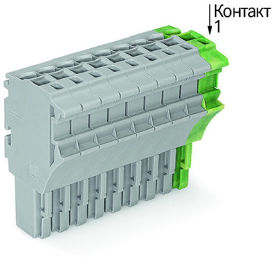 2022-110/000-036 1-проводниковая розетка; 2,5 мм2; 10-пол.