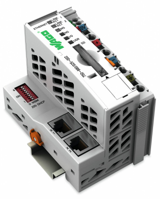 750-880/025-002 Контроллер ETHERNET; 3-е поколение; Слот для карт памяти SD; Технология телеуправления; Внешняя температура; ECO