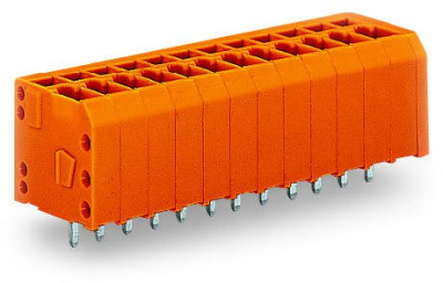 739-335 Клемма на печатную плату; 1,5; Шаг контактов 3,81 мм; 5-пол.; CAGE CLAMP
