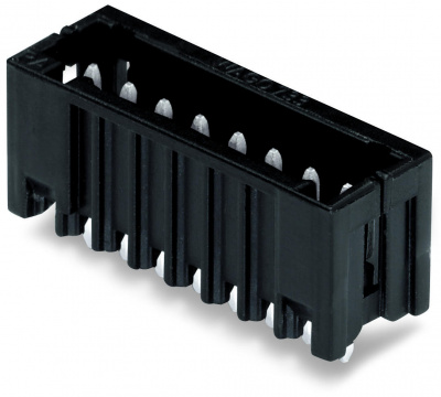 733-338/105-604 Вилка под пайку THR; 0.8 x 0.8 mm solder pin; прямые; 100% защита от неправильного подсоединения; Шаг контактов 2,5 мм; 8-пол.