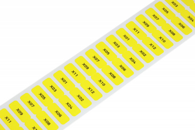 210-807/000-002 Бирки; для Smart Printer; прозрачные, клейкие