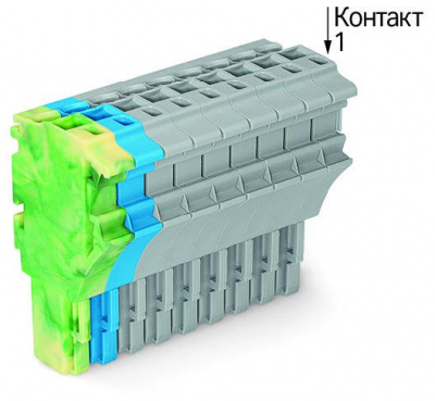 2022-111/000-039 1-проводниковая розетка; 2,5 мм2; 11-пол.