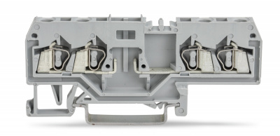 280-686 4-проводные базовые клеммы; для DIN-рейки 35 x 15 и 35 x 7,5; 2,5 мм2; CAGE CLAMP