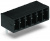 714-166 Вилка THT; 0.8 x 0.8 mm solder pin; угловые; Шаг контактов 3,5 мм; 6-пол.