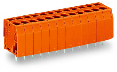 739-153 Клемма на печатную плату; 2,5 мм2; Шаг контактов 5,08 мм; 3-пол.; CAGE CLAMP