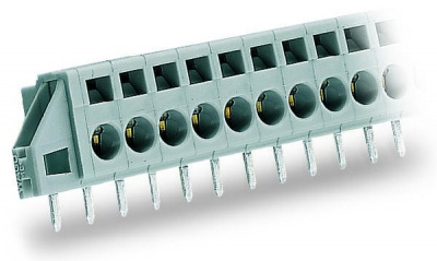 231-605/023-000 Клемма на печатную плату; 2,5 мм2; Шаг контактов 5 мм; 5-пол.; CAGE CLAMP; зажимное кольцо