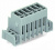 769-645/003-000 Вилка THT; 1.0 x 1.0 mm solder pin; прямые; зажимное кольцо; Шаг контактов 5 мм; 15-пол.