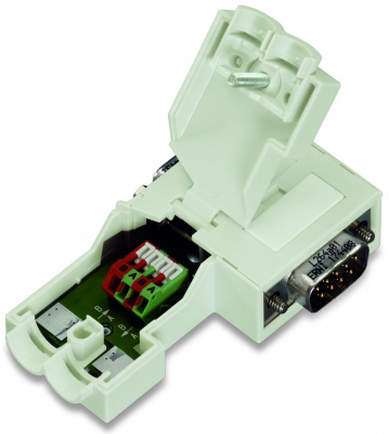 750-972 Разъем полевой шины PROFIBUS; с розеткой и вилкой D-Sub; 9-пол.