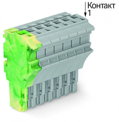 2022-108/000-037 1-проводниковая розетка; 2,5 мм2; 8-пол.