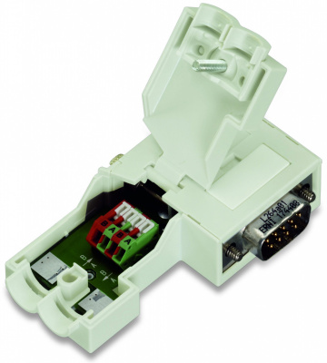 750-971 Разъем полевой шины PROFIBUS; с вилкой D-Sub; 9-пол.